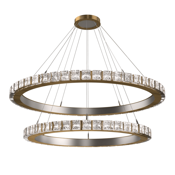 Hammerton Cubic Two-Tier Chandelier