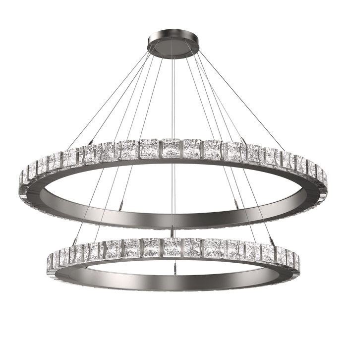 Hammerton Cubic Two-Tier Chandelier