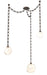 Hammerton Gem 3-Light Swag Chandelier