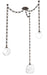 Hammerton Gem 3-Light Swag Chandelier