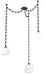 Hammerton Gem 3-Light Swag Chandelier