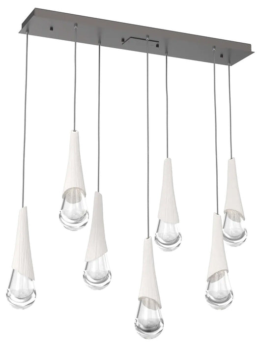 Hammerton Hailstone  Multi-Light Linear Pendant