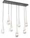 Hammerton Hailstone  Multi-Light Linear Pendant