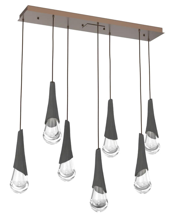 Hammerton Hailstone  Multi-Light Linear Pendant