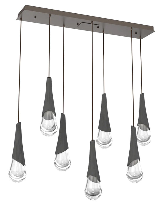 Hammerton Hailstone  Multi-Light Linear Pendant