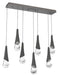 Hammerton Hailstone  Multi-Light Linear Pendant