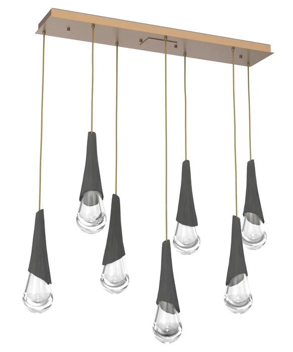 Hammerton Hailstone  Multi-Light Linear Pendant