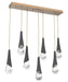 Hammerton Hailstone  Multi-Light Linear Pendant