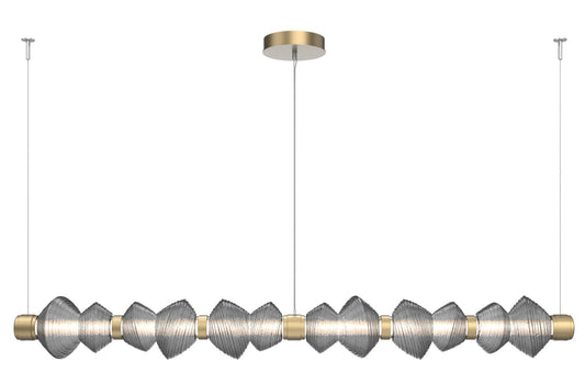 Hammerton Mesa Mandrel Linear Chandelier