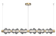 Hammerton Mesa Mandrel Linear Chandelier