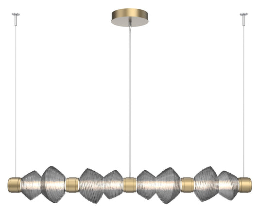 Hammerton Mesa Mandrel Linear Chandelier
