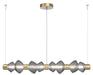 Hammerton Mesa Mandrel Linear Chandelier