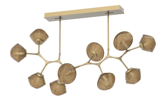 Hammerton Mesa Modern Branch Linear Chandelier