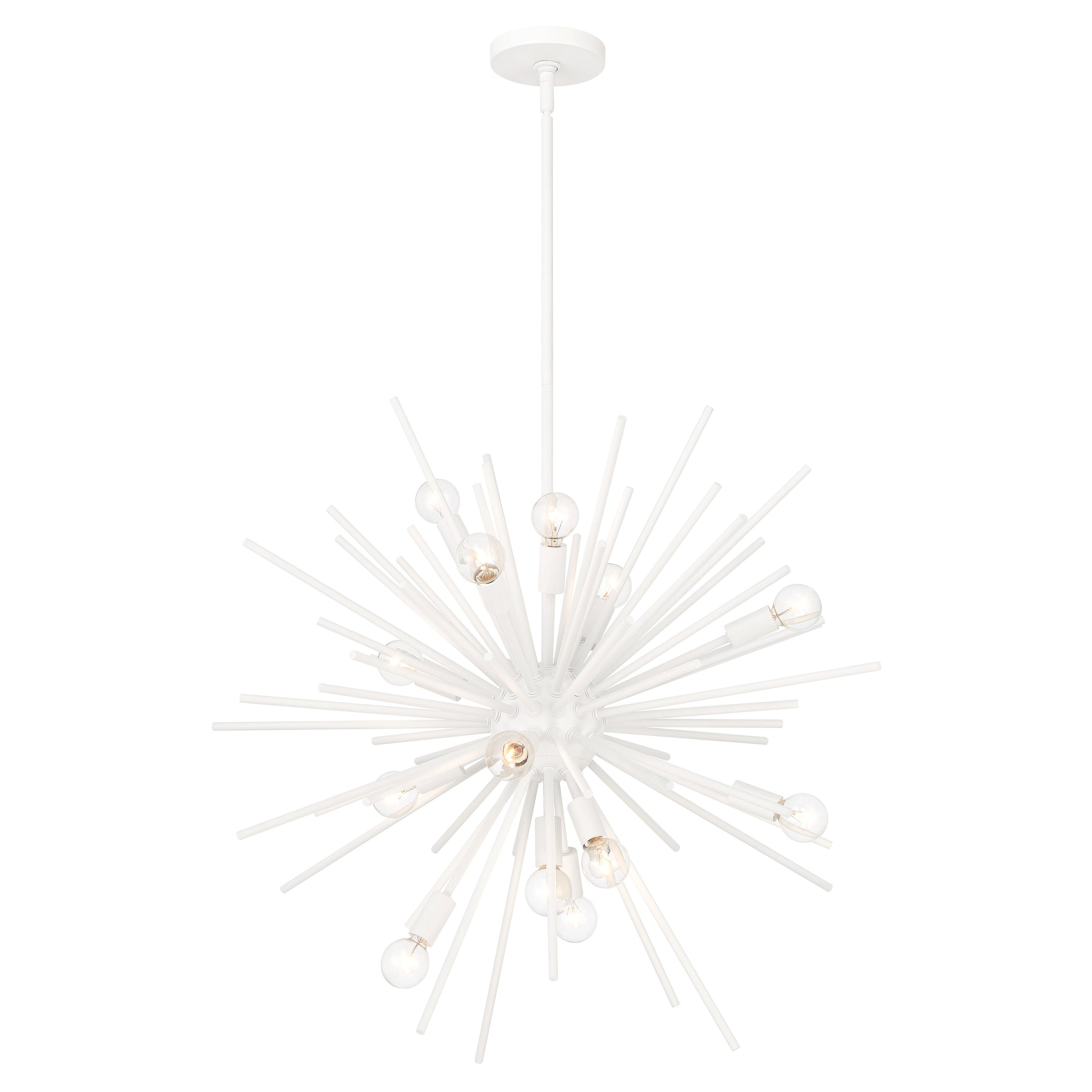Bessel 15 Light Pendant in Sand White Finish - Minka-Lavery