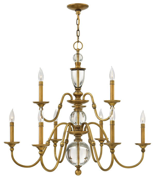 Hinkley Eleanor Medium Two Tier Chandelier