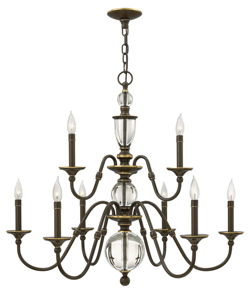 Hinkley Eleanor Medium Two Tier Chandelier