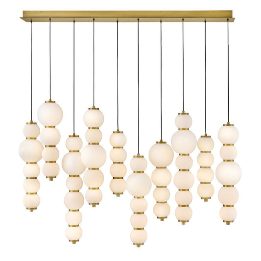 Hinkley Trigo Multi-Light Linear Chandelier