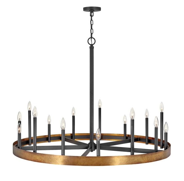 Hinkley Wells Large Single Tier Chandelier