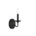 Westchester County 1 Light Wall Sconce in Sand Coal with Skyline Gold Leaf - Minka-Lavery