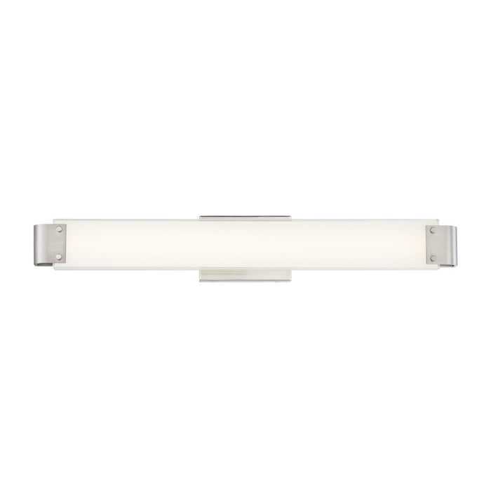 Round-A-Bout 30" 30 Watt LED Bath in Brushed Nickel Finish with Frosted Aquarium Glass - Minka-Lavery