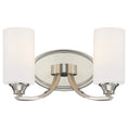 Load image into Gallery viewer, Tilbury 2 Light Bath in Polished Nickel with Etched Opal Glass - Minka-Lavery
