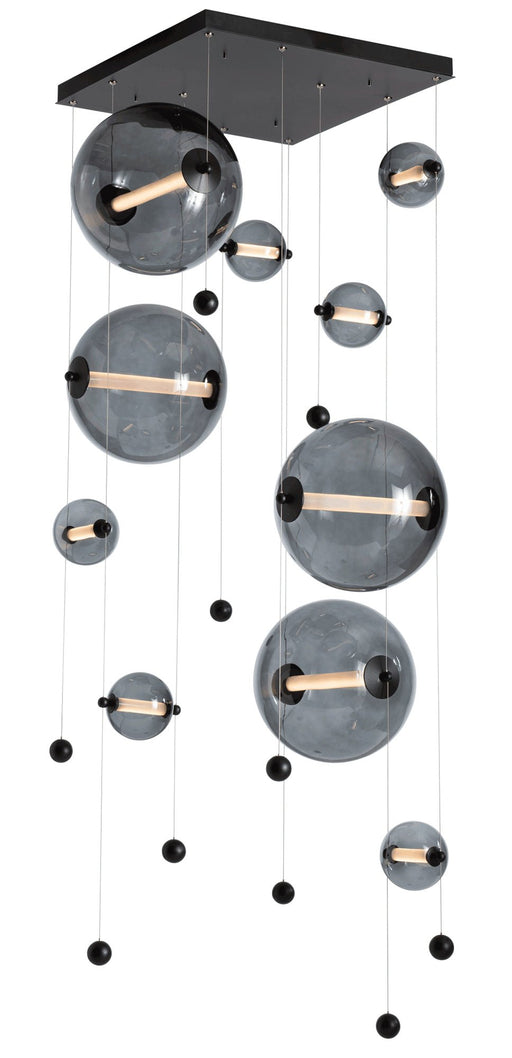Hubbardton Forge Abacus Square Multi-Light Pendant