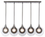 Hubbardton Forge Veneto Linear Multi-Light Pendant