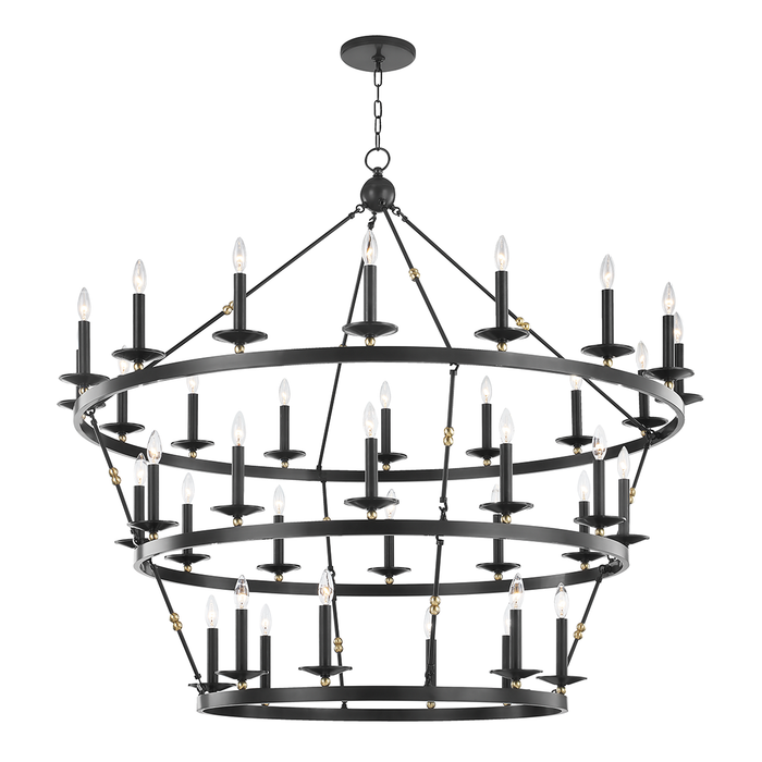 Hudson Valley Lighting Allendale Three-Tier Chandelier