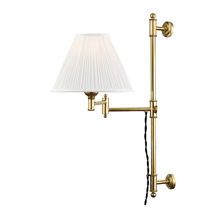 Hudson Valley Lighting Classic No.1 Plug-In Wall Sconce
