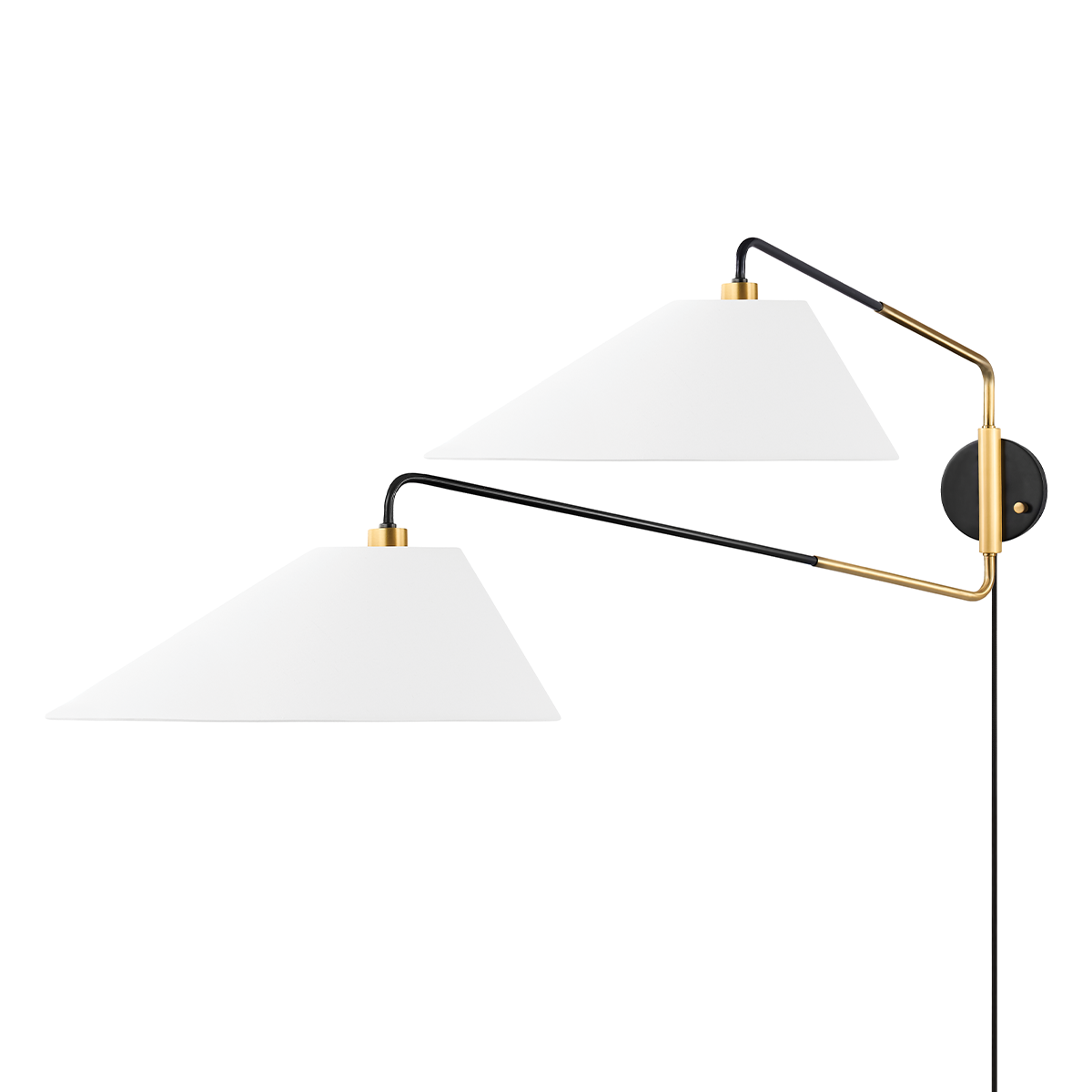 Hudson Valley Lighting Duo Plug-In Wall Sconce