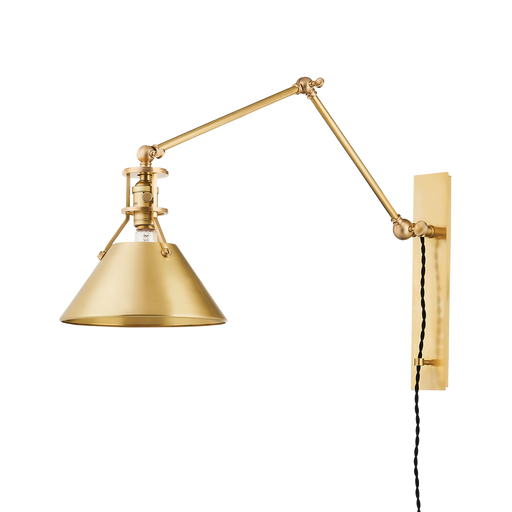 Hudson Valley Lighting Metal No. 2 Plug-In Wall Sconce