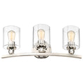 Load image into Gallery viewer, Studio 5 3 Light Bath in Polished Nickel Finish with Clear Glass - Minka-Lavery
