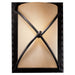 Aspen™ II 1 Light Wall Sconce in Aspen Bronze™ Finish with Rustic Scavo Glass - Minka-Lavery