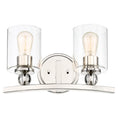 Load image into Gallery viewer, Studio 5 2 Light Bath in Polished Nickel Finish with Clear Glass - Minka-Lavery
