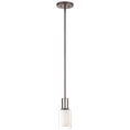 Load image into Gallery viewer, Parsons Studio 1 Light Mini Pendant in Smoked Iron Finish with Clear and Etched White Glass - Minka-Lavery
