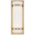 Load image into Gallery viewer, Fieldale Lodge 2 Light Wall Sconce in Honey Gold with Etched White Glass - Minka-Lavery
