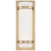 Fieldale Lodge 2 Light Wall Sconce in Honey Gold with Etched White Glass - Minka-Lavery