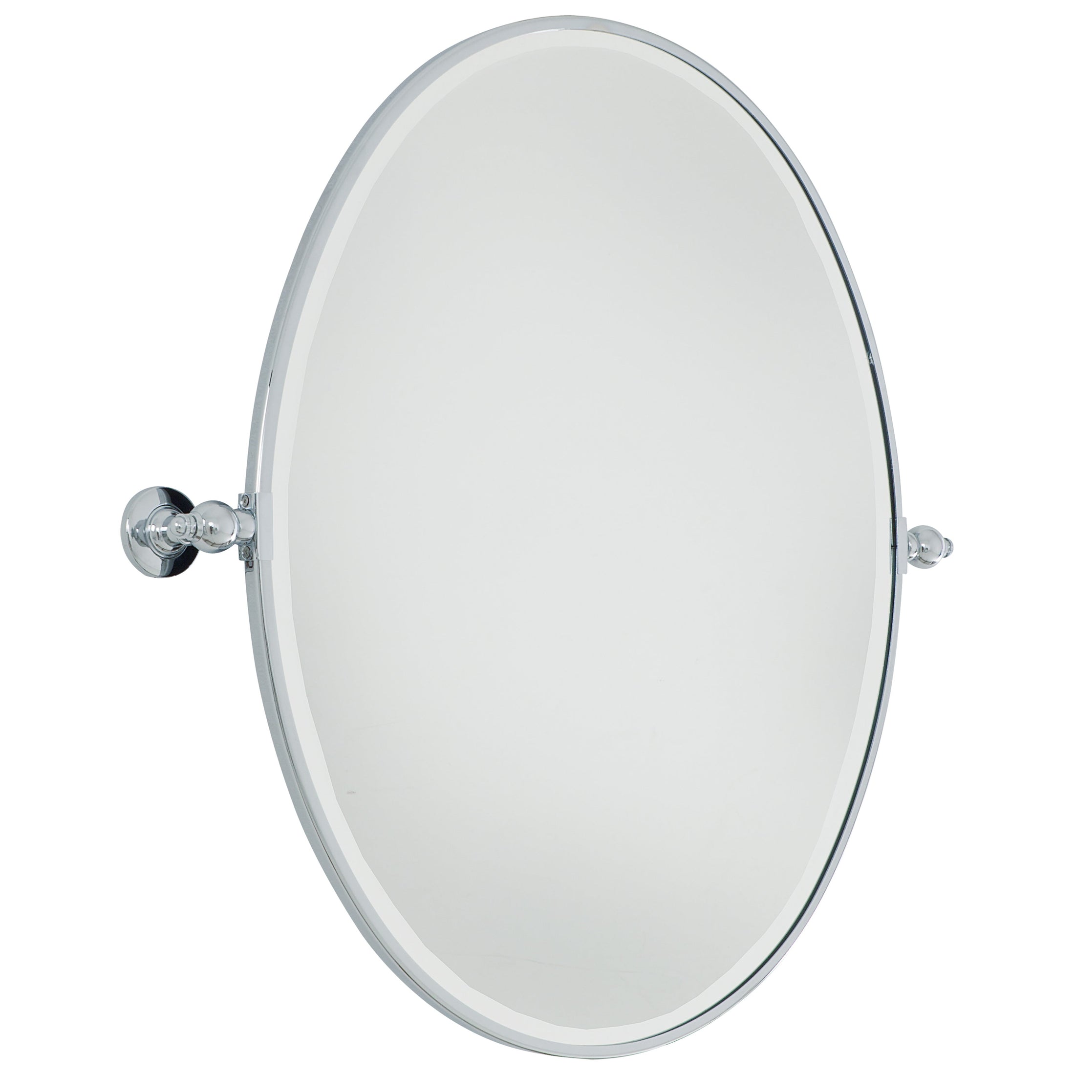 Pivoting Mirrors Oval Pivoting Mirror in Chrome Finish - Minka-Lavery