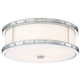 Load image into Gallery viewer, Flush Mount LED 15-1/2" Decorative Flush Mount in Chrome Finish and Etched White Glass - Minka-Lavery
