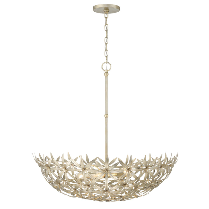Flower Child 5 Light Pendant in Ambry Gold Finish - Minka-Lavery