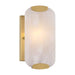 Glowstone 1-Light Wall Sconce - Legacy Brass with Alabaster - Minka-Lavery