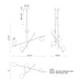 Kuzco Lighting Amara LED Chandelier