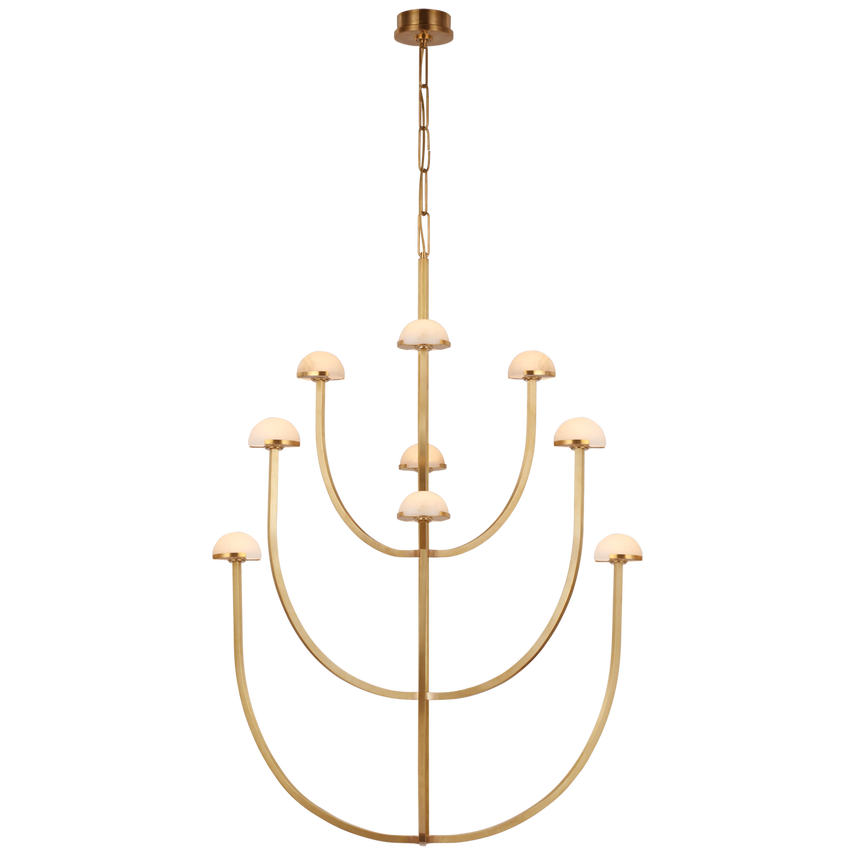 PEDRA X-LARGE THREE-TIER CHANDELIER