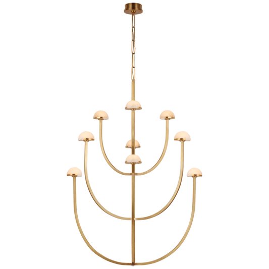 PEDRA X-LARGE THREE-TIER CHANDELIER