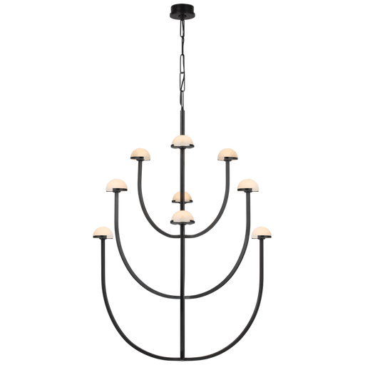 PEDRA X-LARGE THREE-TIER CHANDELIER
