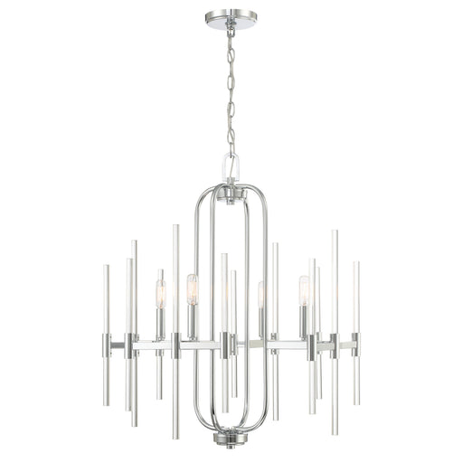 Pillar 4 Light Chandelier in Chrome Finish - Minka-Lavery
