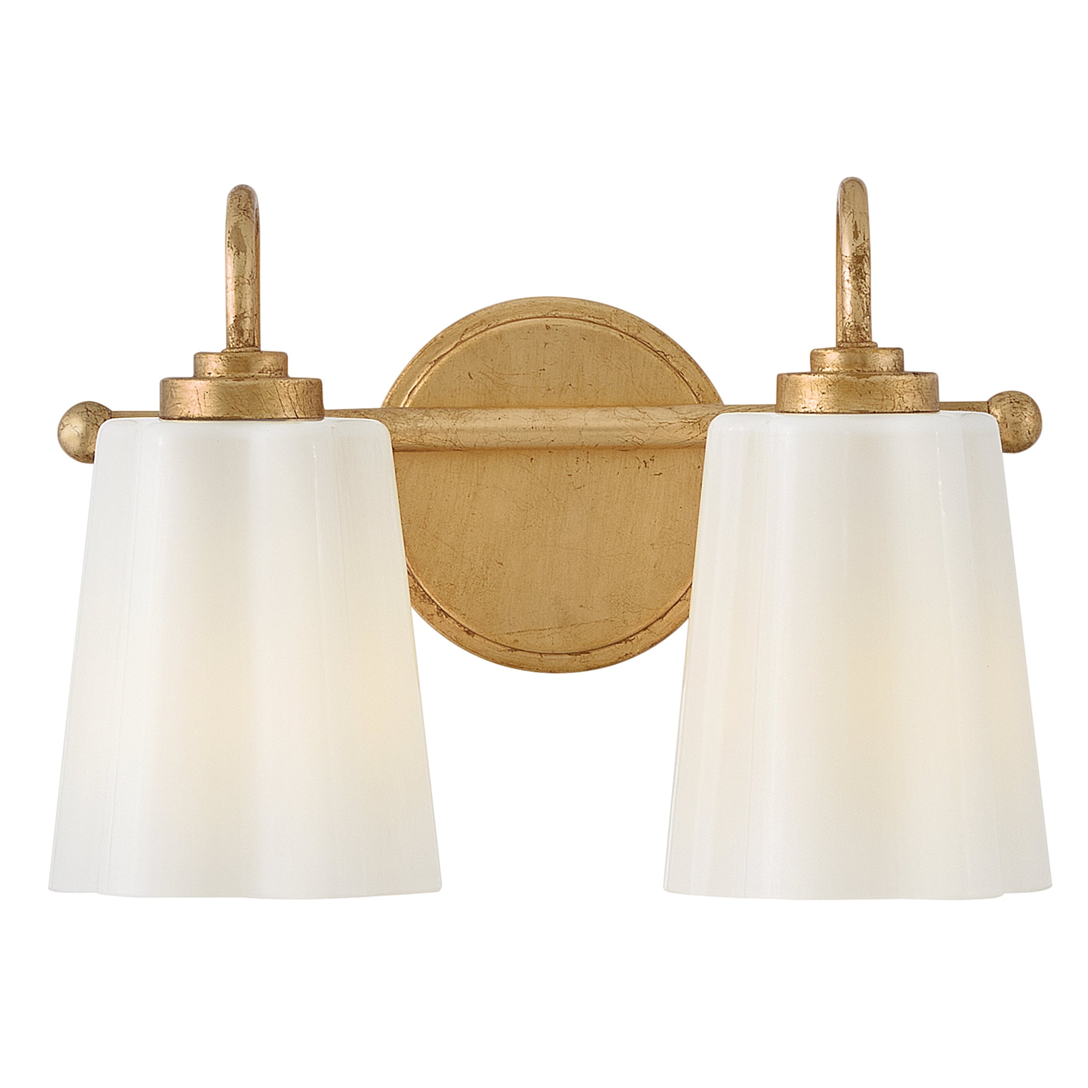 Lark Honey Small Two Light Vanity