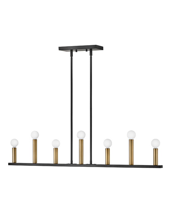 Lark Lazlo Large Seven Light Linear Chandelier