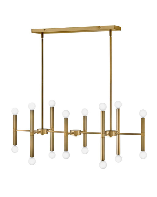 Lark Millie Large Sixteen Light Linear Chandelier