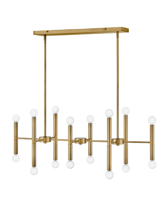 Lark Millie Large Sixteen Light Linear Chandelier